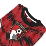 Custom Bournemouth Swirl Flow Red Sweater Best Selling