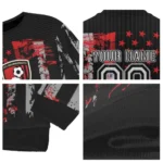 Custom Bournemouth Vintage Usa Flag Black Sweater Best Selling