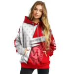 Custom Brentford Abstract Shape Red Hoodie Best Selling