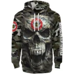 Custom Brentford Camo Skull Hoodie Best Selling