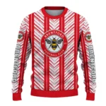 Custom Brentford Chevron Rows Red Sweater Best Selling