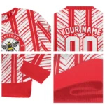 Custom Brentford Chevron Rows Red Sweater Best Selling