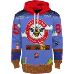 Custom Brentford Mario Blue Black Hoodie Best Selling