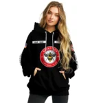 Custom Brentford Punisher Skull Black Hoodie Best Selling
