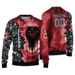 Custom Brentford Skull Collage Red Sweater Best Selling
