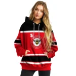 Custom Brentford Striped Pattern Red Hoodie Best Selling