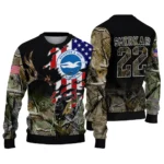 Custom Brighton Hove Albion American Flag Claw Sweater Best Selling