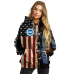 Custom Brighton Hove Albion American Pride Hoodie Best Selling