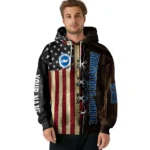 Custom Brighton Hove Albion American Pride Hoodie Best Selling