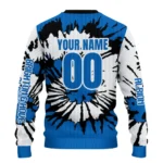 Custom Brighton Hove Albion Burst Swirl Blue Sweater Best Selling