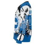 Custom Brighton Hove Albion Burst Swirl Blue Sweater Best Selling