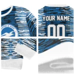 Custom Brighton Hove Albion Camouflage Stripe Blue White Sweater Best Selling