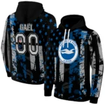 Custom Brighton Hove Albion Distressed Flag Blue Black Hoodie Best Selling