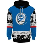 Custom Brighton Hove Albion Grateful Vibes Blue Hoodie Best Selling