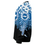 Custom Brighton Hove Albion Pixel Flow Blue Black Sweater Best Selling
