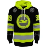 Custom Brighton Hove Albion Safety Motif Black Neon Green Hoodie Best Selling