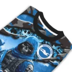 Custom Brighton Hove Albion Skull Horde Blue Sweater Best Selling