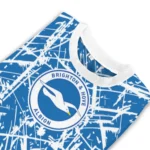 Custom Brighton Hove Albion Streak Overlay Blue Sweater Best Selling