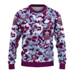 Custom Burnley Camouflage Motif Sweater Best Selling