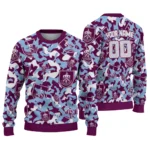 Custom Burnley Camouflage Motif Sweater Best Selling