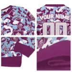 Custom Burnley Camouflage Motif Sweater Best Selling