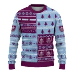 Custom Burnley Christmastree Bands White Sweater Best Selling