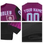 Custom Burnley Flame Outline Burgundy Black Sweater Best Selling