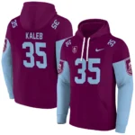 Custom Burnley Minimal Design Burgundy Hoodie Best Selling