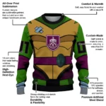 Custom Burnley Ninja Turtle Sweater Best Selling