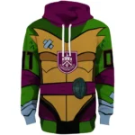 Custom Burnley Superhero Armor Burgundy Green Hoodie Best Selling