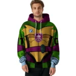 Custom Burnley Superhero Armor Burgundy Green Hoodie Best Selling