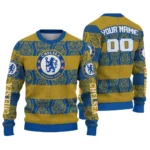 Custom Chelsea Bulldog Motif Sweater Best Selling