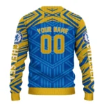 Custom Chelsea Chevron Pattern Royal Blue Sweater Best Selling