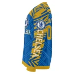 Custom Chelsea Chevron Pattern Royal Blue Sweater Best Selling