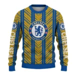 Custom Chelsea Chevron Rows Royal Blue Sweater Best Selling