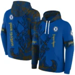 Custom Chelsea Deer Silhouette Royal Blue Hoodie Best Selling