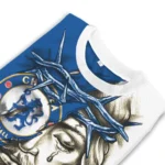 Custom Chelsea Jesus Tears Royal Blue White Sweater Best Selling