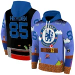 Custom Chelsea Mario Blue Black Hoodie Best Selling