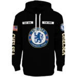 Custom Chelsea Punisher Skull Black Hoodie Best Selling