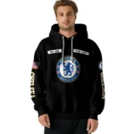 Custom Chelsea Punisher Skull Black Hoodie Best Selling