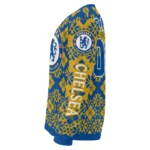 Custom Chelsea Snowflake Matrix Royal Blue Sweater Best Selling