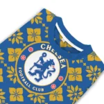 Custom Chelsea Snowflake Matrix Royal Blue Sweater Best Selling