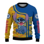 Custom Chelsea Stitch Art Prints Royal Blue Sweater Best Selling