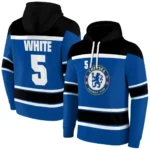 Custom Chelsea Striped Pattern Royal Blue Hoodie Best Selling