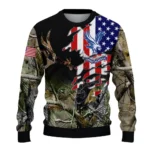 Custom Crystal Palace American Flag Claw Sweater Best Selling