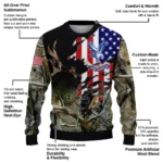 Custom Crystal Palace American Flag Claw Sweater Best Selling