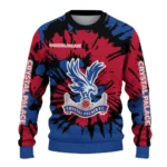 Custom Crystal Palace Burst Swirl Blue Sweater Best Selling