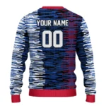 Custom Crystal Palace Camouflage Stripe Blue White Sweater Best Selling