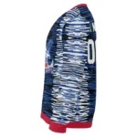 Custom Crystal Palace Camouflage Stripe Blue White Sweater Best Selling