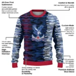 Custom Crystal Palace Camouflage Stripe Blue White Sweater Best Selling